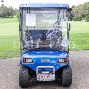 2014 ecar martinique 4 seat electric blue golf cart