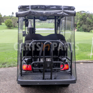 2022 ecar 627 4 seat black golf cart
