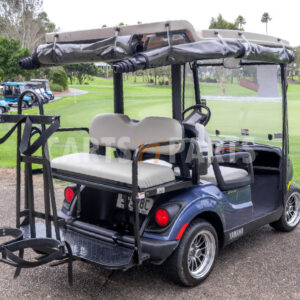 2017 yamaha g29 drive 4 seat blue grey golf cart