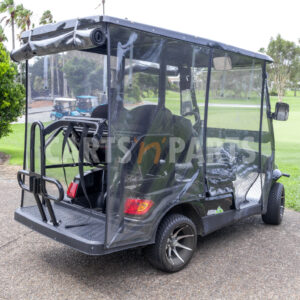 2022 ecar 627 4 seat black golf cart