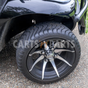 2022 ecar 627 4 seat black golf cart
