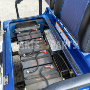 2014 ecar martinique 4 seat electric blue golf cart