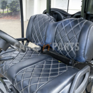 2022 ecar 627 4 seat black golf cart
