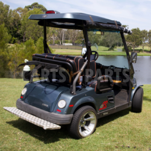 2012 tomberlin 48ss caddy 4 seat blue grey golf cart